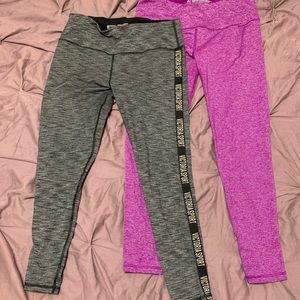 Two pairs of Victoria sport leggings